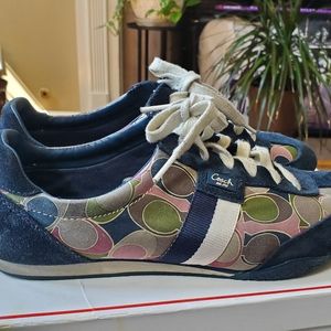 Coach Kinsley scarf sneakers